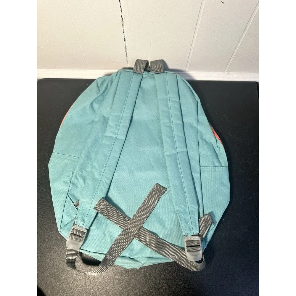 Trailmaker Classic Backpack Teal/Salmon Color Zip Adjustable‎ New
